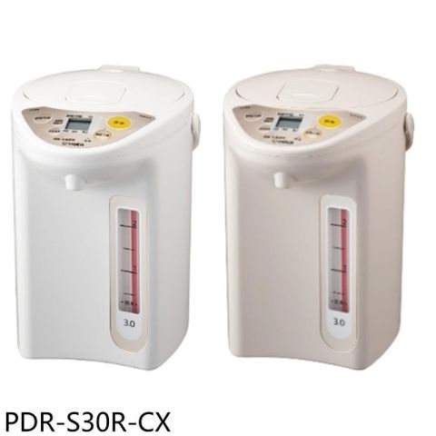 【南紡購物中心】 虎牌【PDR-S30R-CX】3公升熱水瓶 卡其色