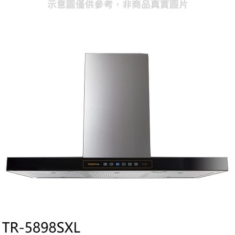 TOPAX 莊頭北 【南紡購物中心】 【TR-5898SXL】90公分觸控面板倒T型排油煙機(全省安裝)(7-11商品卡3300元