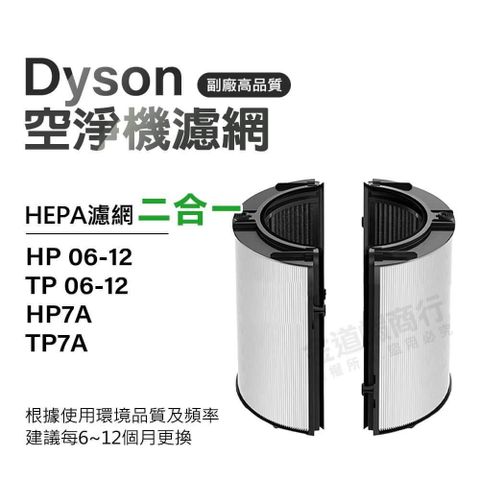 適用Dyson 戴森 空淨機濾網 TP06/07 活性碳二合一濾網 HP10/12 TP7A 副廠濾網