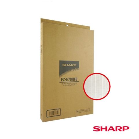 【夏普SHARP】KC-JE70T-N專用 HEPA集塵過濾網 FZ-E70HFE