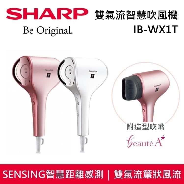 SHARP 夏普  雙氣流智慧吹風機 IB-WX1T 原廠公司貨