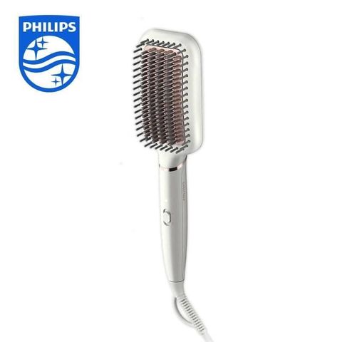 PHILIPS 飛利浦 沙龍級陶瓷電熱美髮造型梳 BHH880/50