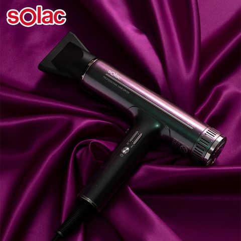 【南紡購物中心】 SOLAC 專業負離子吹風機 / SD1000S / 幻彩紫