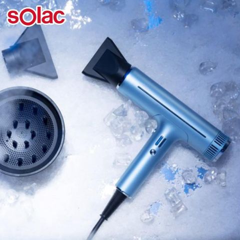 【南紡購物中心】 SOLAC 專業負離子吹風機 / SD1000B / 冰鋒藍