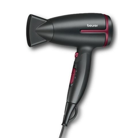 beurer 德國博依 國際電壓旅行用負離子吹風機HC 25-晨曦莓紅限定版