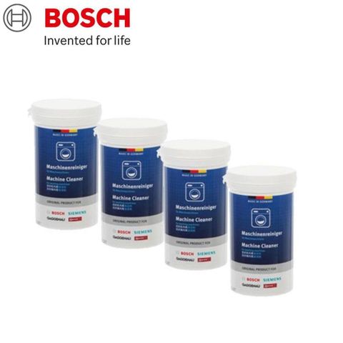 BOSCH 博世 洗衣機專用清潔劑 (200g/罐)4入