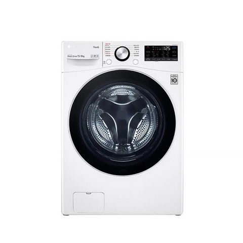 【南紡購物中心】 LG樂金【WD-S15TBD】15公斤滾筒洗衣機(蒸洗脫烘)-冰磁白(含標準安裝)
