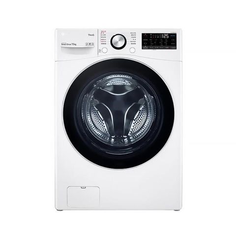 【南紡購物中心】 LG樂金【WD-S15TBW】15公斤滾筒洗衣機(蒸洗脫)-冰磁白(含標準安裝)