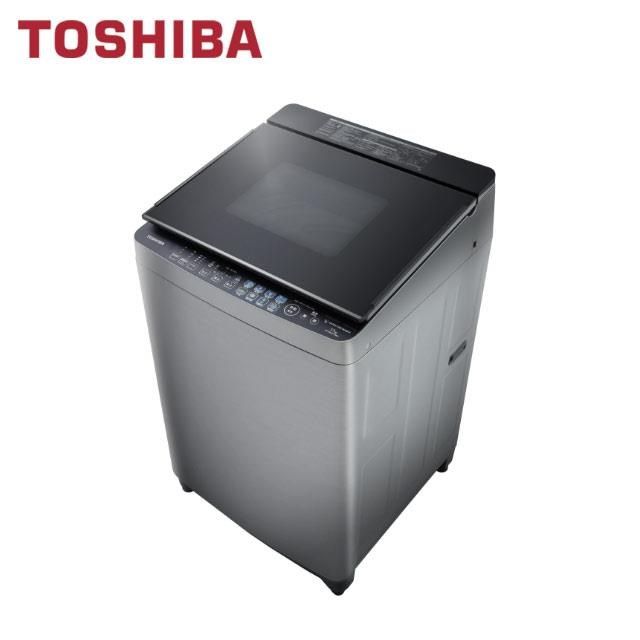 TOSHIBA 東芝 17公斤《變頻-洗脫》旗艦鍍膜奈米泡直立式洗衣機AW-DMUH17WATA (SS)