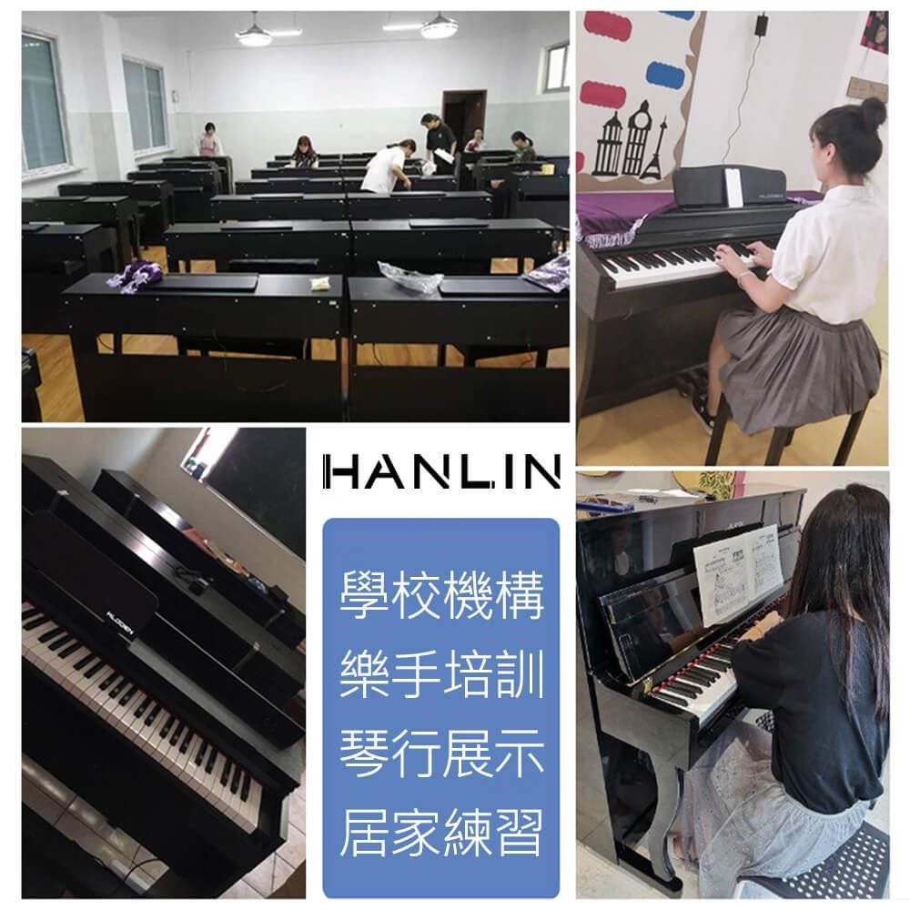 HANLIN 【南紡購物中心】 -P880 高階立式數位電鋼琴 直立款-白色&nbsp;