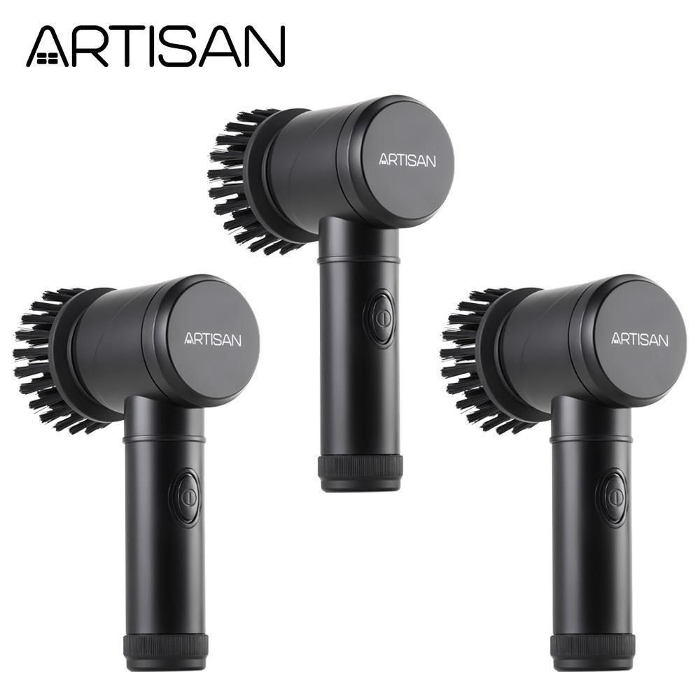 ARTISAN 【南紡購物中心】 超值3入組- 黑旋風無線電動清潔刷