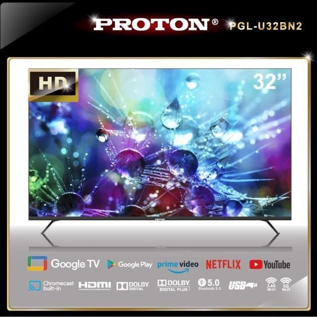 PROTON 普騰】43型4K HDR Google TV 智慧聯網液晶顯示器(PGL-U43BN2