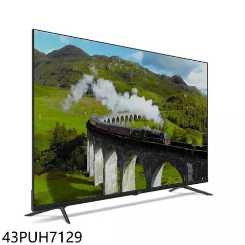 【南紡購物中心】 飛利浦【43PUH7129】43吋4K連網GoogleTV智慧顯示器(無安裝)(7-11商品卡400元