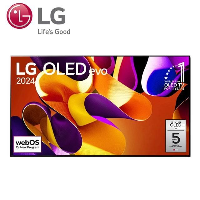 LG 樂金 65吋《OLED evo》4K AI 語音顯示器OLED65G4PTA