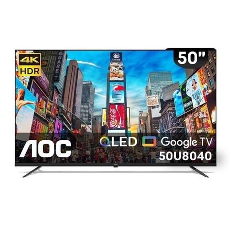 AOC 【南紡購物中心】 AOC 50型 4K QLED Google TV 智慧顯示器   50U8040