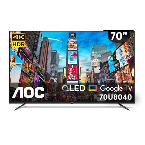 AOC 70型 4K QLED Google TV 智慧顯示器  70U8040