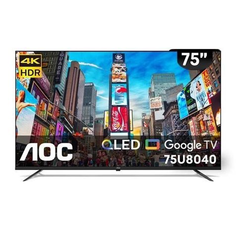 AOC AOC_艾德蒙  75型 75U8040  4K QLED Google TV 智慧顯示器