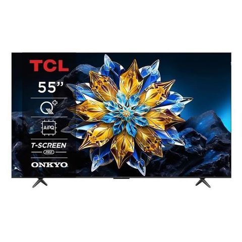 DIVIN 【南紡購物中心】 TCL 55型 4K QLED PRO Google TV 量子智能連網液晶顯示器 55C655 PRO-含基本安裝 樓層費跨區費另計