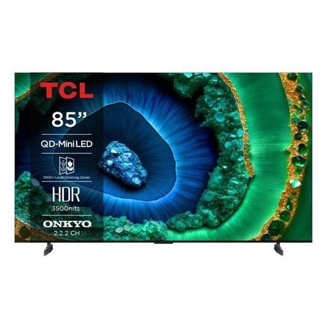 TCL 【南紡購物中心】 TCL 85型 4K QD-MiniLED 144HZ Google TV 量子智能連網液晶顯示器 85C855 含基本安裝