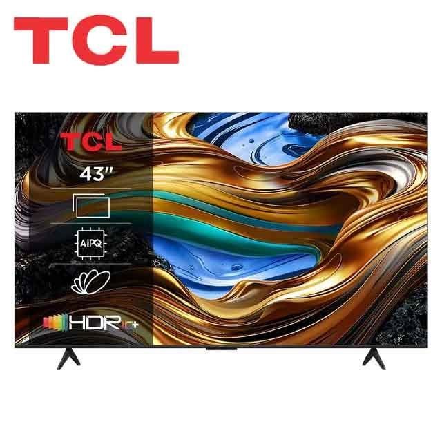 TCL 43型《HDR10+》Google TV智能連網液晶顯示器43P755