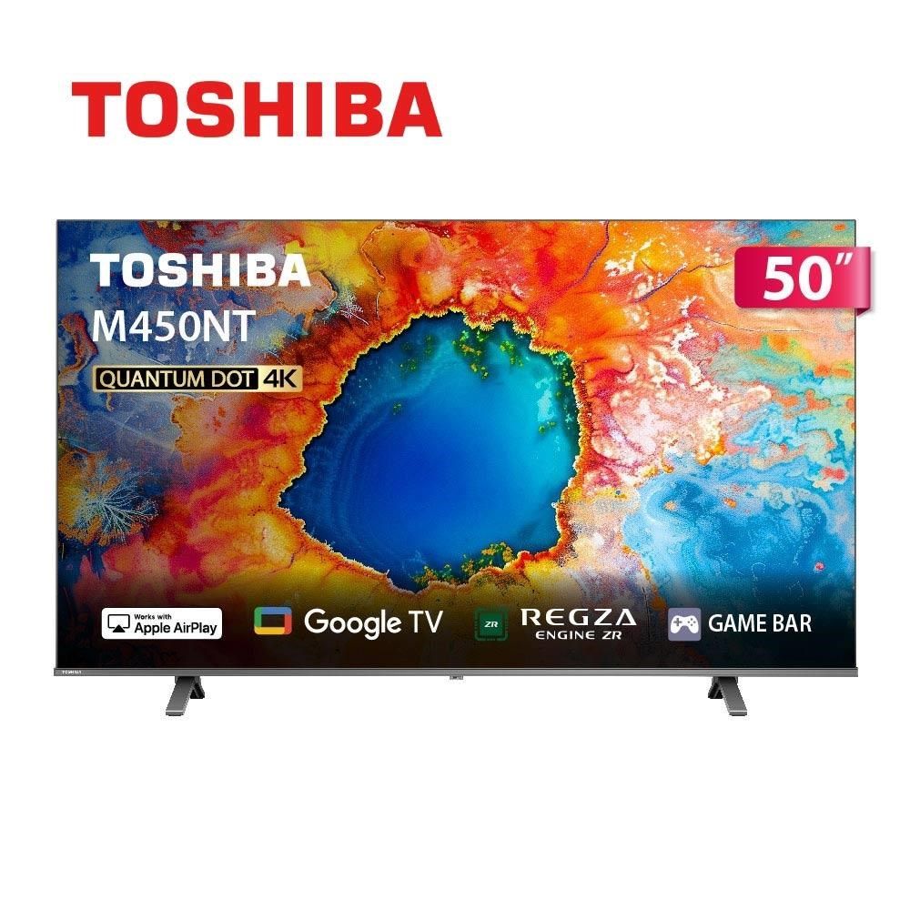 TOSHIBA 東芝 50型《QLED》4K GOOGLE TV液晶顯示器50M450NT