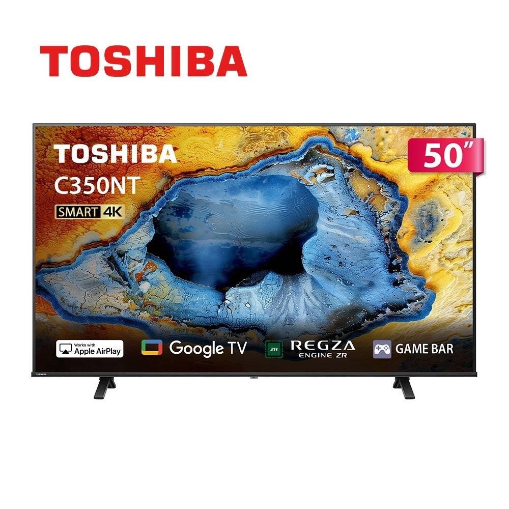 TOSHIBA 東芝 50型《LED》4K GOOGLE TV液晶顯示器50C350NT