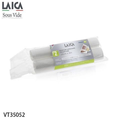 【南紡購物中心】 【LAICA 萊卡】網紋式真空包裝捲 捲式28cm x3m(2入) VT35052