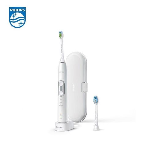 PHILIPS 飛利浦 PHILIPS_飛利浦 Sonicare 智慧感應型電動牙刷 新月白 (HX6877/27)