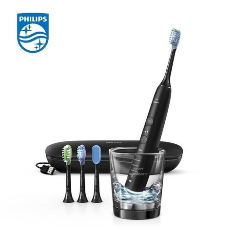 PHILIPS 飛利浦 Sonicare 鑽石靚白智能音波震動牙刷(HX9924/12) 黑