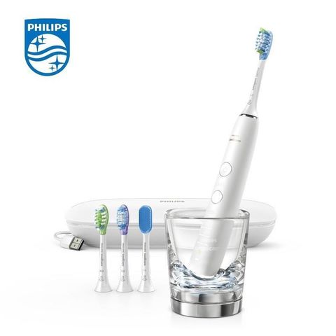 PHILIPS 飛利浦 Sonicare 鑽石靚白智能音波震動牙刷(HX9924/02) 白