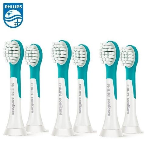 【飛利浦 PHILIPS】兒童刷頭(迷你刷頭)6入 (HX6032/63)