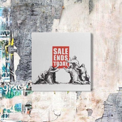 VisualSonic 【南紡購物中心】 【EPOCHSIA夏潮 x 英國 Banksy】藍牙畫布音箱聯名款 Sale Ends-結束營業