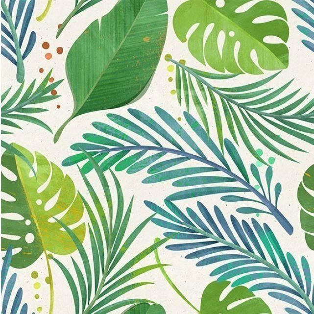 VisualSonic 【南紡購物中心】 【日本】看見你的聲音 藍牙畫布音箱- Jungle Leaf