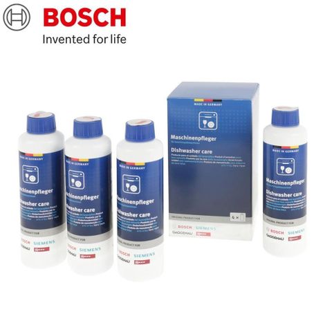 【南紡購物中心】 【BOSCH 博世】洗碗機專用保養液 (250ml瓶裝四入)