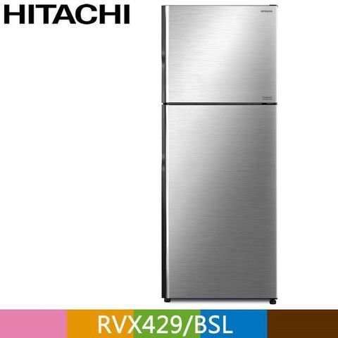 HITACHI 日立 417公升變頻兩門冰箱RVX429星燦銀(BSL)