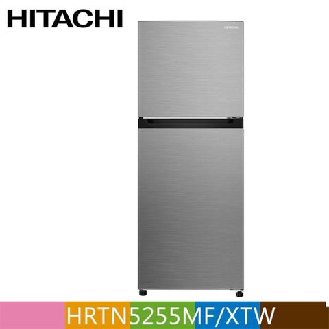 HITACHI 日立 240公升變頻兩門冰箱HRTN5255MF璀璨銀(XTW)