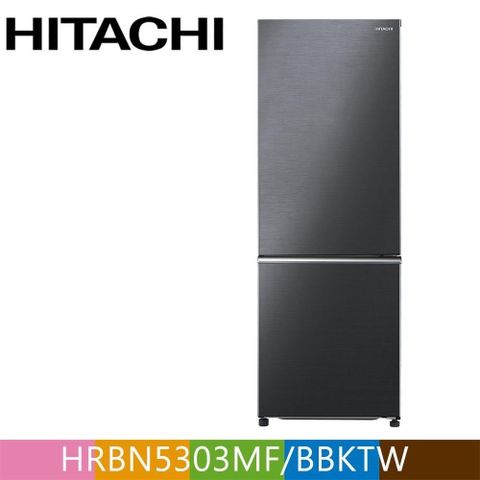 HITACHI 日立 275公升變頻上冷藏下冷凍兩門冰箱HRBN5303MF星燦灰(BBKTW)