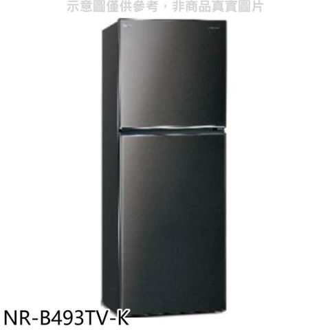 【南紡購物中心】 Panasonic國際牌【NR-B493TV-K】498公升雙門變頻晶漾黑冰箱(含標準安裝)