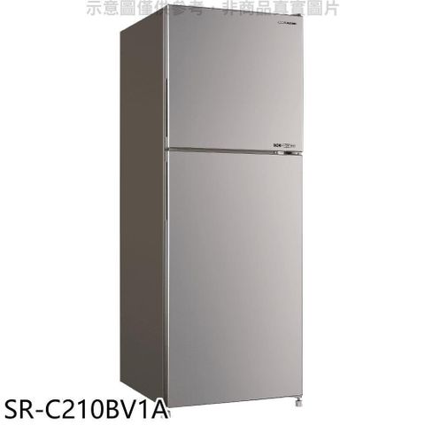 【南紡購物中心】 SANLUX台灣三洋【SR-C210BV1A】210公升雙門變頻冰箱(含標準安裝)