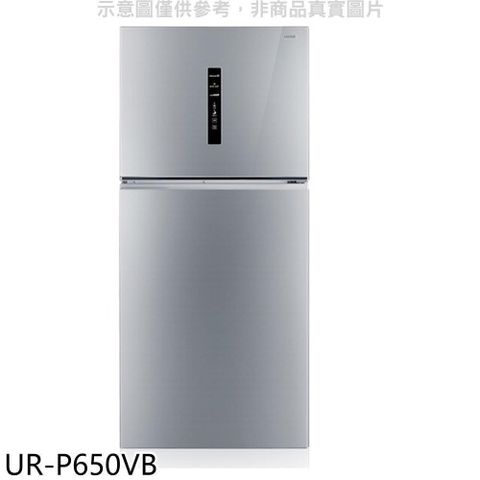 【南紡購物中心】 奇美【UR-P650VB】650公升變頻二門冰箱(含標準安裝)