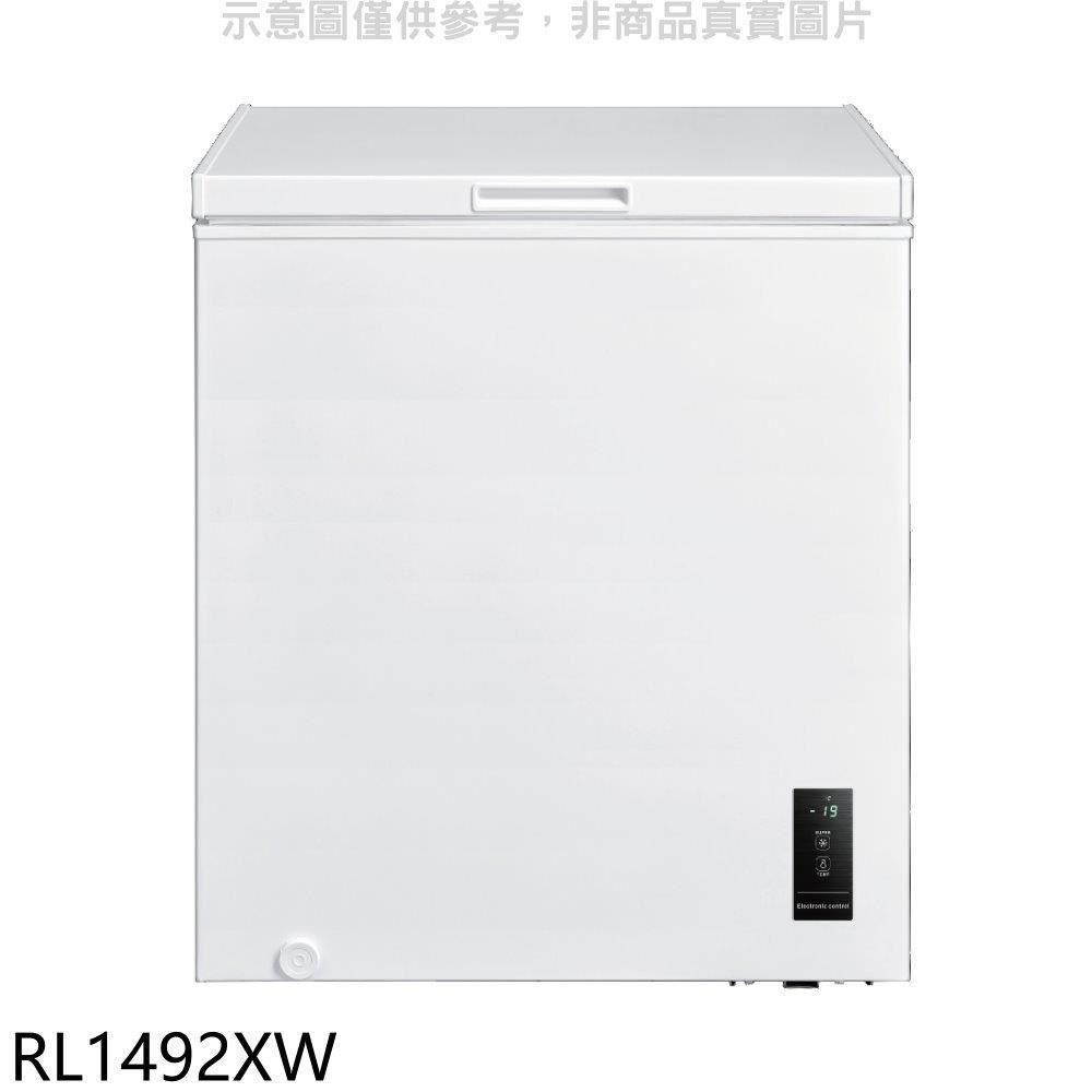 TECO 東元 【南紡購物中心】 【RL1492XW】149公升上掀式臥式變頻冷凍櫃(含標準安裝)