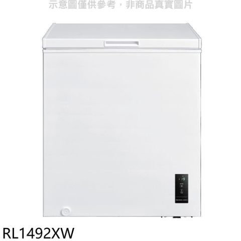 【南紡購物中心】 東元【RL1492XW】149公升上掀式臥式變頻冷凍櫃(含標準安裝)