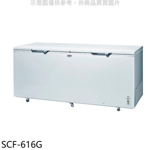 SANYO 三洋 【南紡購物中心】 SANLUX台灣【SCF-616G】616公升臥式冷凍櫃