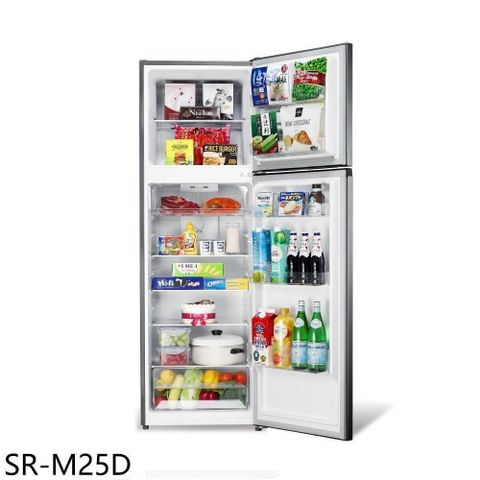 【南紡購物中心】 聲寶【SR-M25D】250公升雙門變頻冰箱(含標準安裝)(7-11商品卡400元