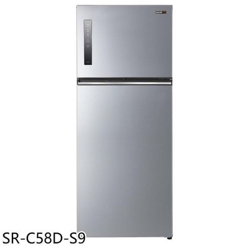 SAMPO 聲寶 【南紡購物中心】 【SR-C58D-S9】580公升雙門變頻彩紋銀冰箱(含標準安裝)(7-11商品卡100元