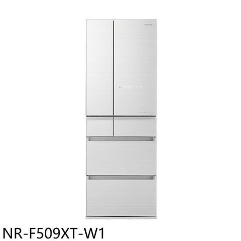【南紡購物中心】 Panasonic國際牌【NR-F509XT-W1】501公升六門變頻輕暖白冰箱(含標準安裝
