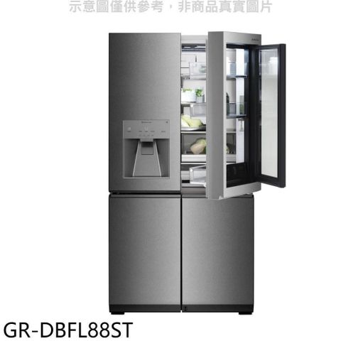 【南紡購物中心】 LG樂金【GR-DBFL88ST】851公升敲敲看自動製冰門外冰箱(含標準安裝)(7-11 700元