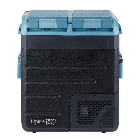 【南紡購物中心】贈變壓器Opure 臻淨  60L  LG-R60 雙槽雙溫控車/ 家兩用露營冰箱 採用LG DC直流壓縮機