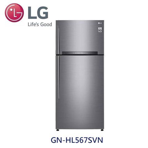 【南紡購物中心】 LG樂金 525公升變頻雙門冰箱GN-HL567SVN(星辰銀)