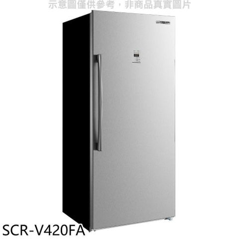 【南紡購物中心】 SANLUX台灣三洋【SCR-V420FA】410公升無霜變頻冷凍櫃